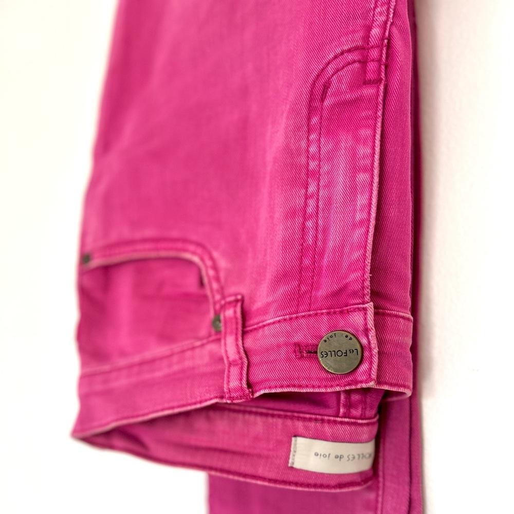 Fuchsia Ankle Denim